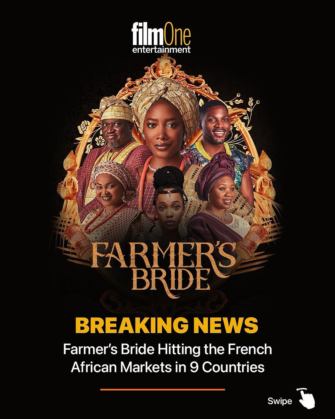 Farmer’s Bride will hit cinemas in all francophone countries in Africa [Instagram/@filmoneentertainment]