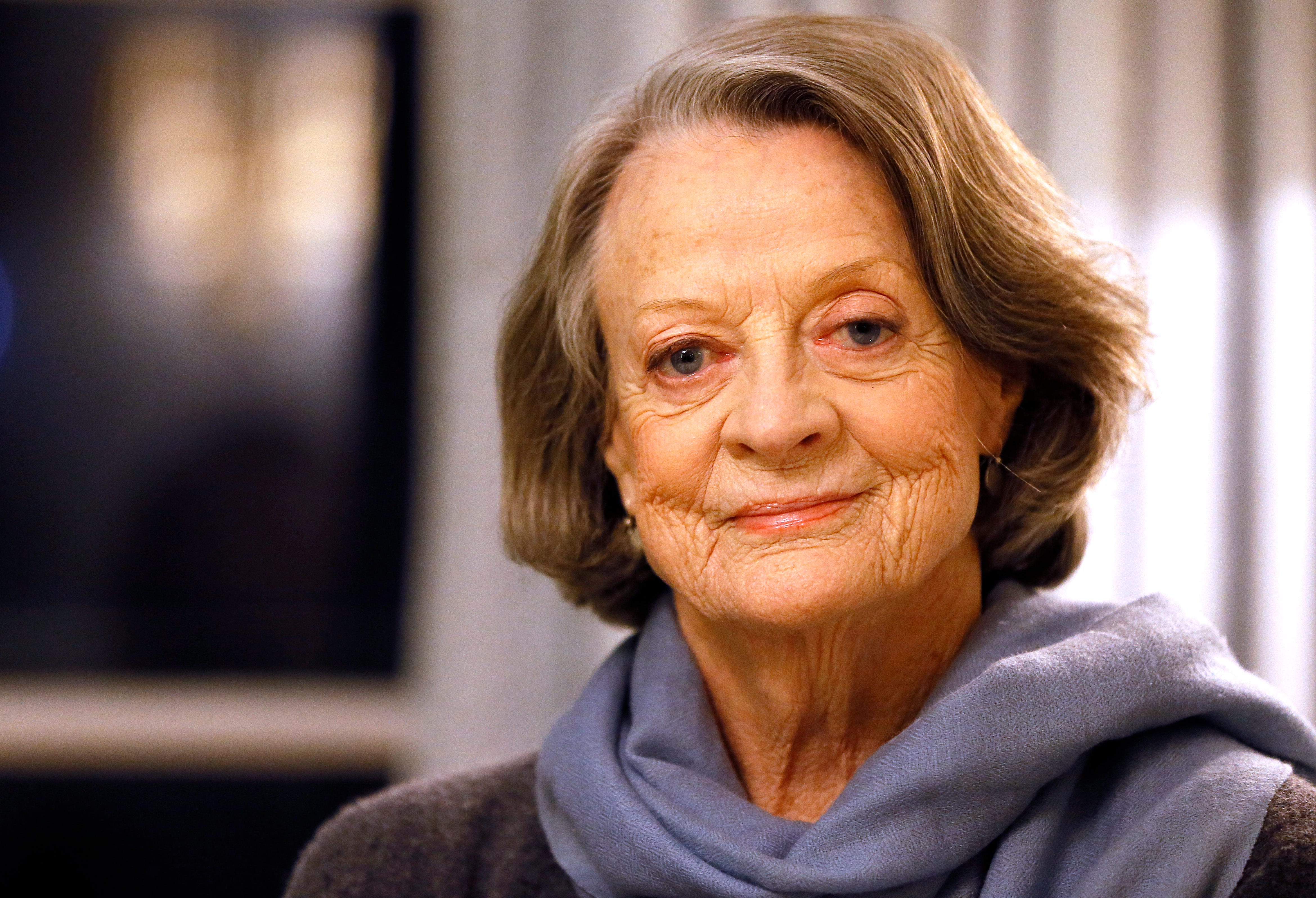 British actress Dame Maggie Smith in London, Wednesday, Dec. 16, 2015. The Oscar-winner has died at age 89.AP Photo/Kirsty Wigglesworth