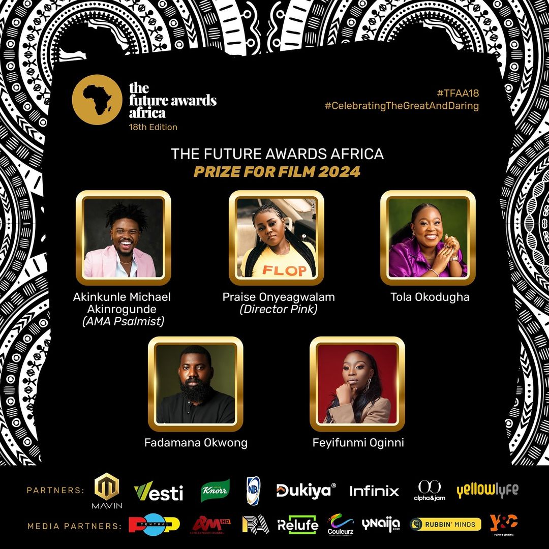 TFAA unveils Nominees for the the 18th edition [Instagram/@Thefutureawardsafrica]