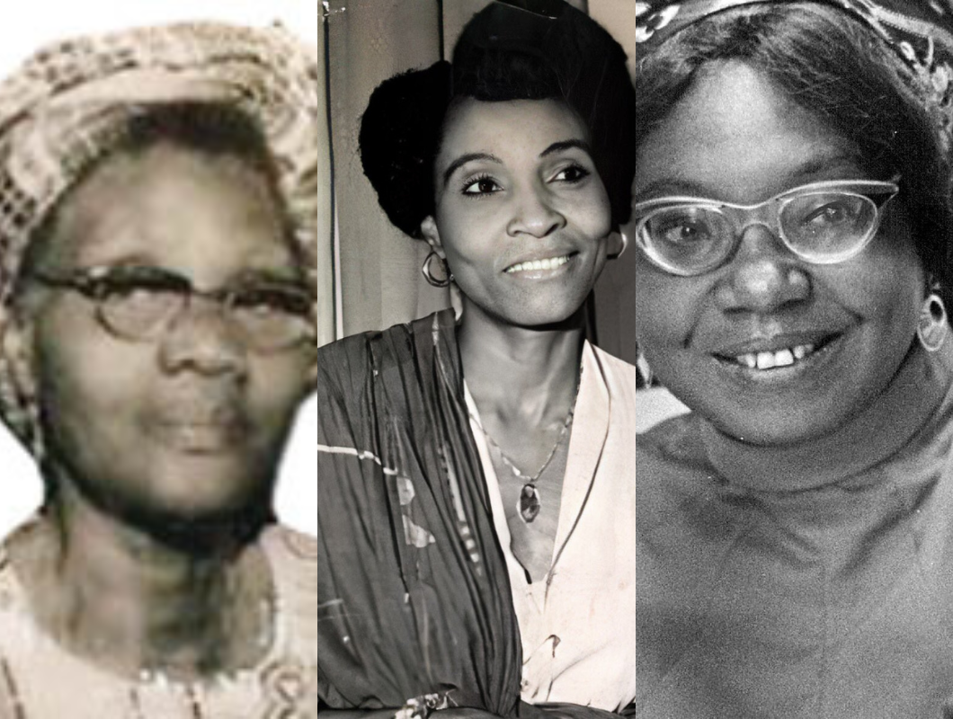 Flora Nwapa, Margaret Ekpo, Funmilayo Ransome-Kuti (right to left)