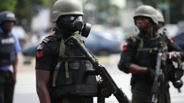 Men of the Nigeria Police Force.