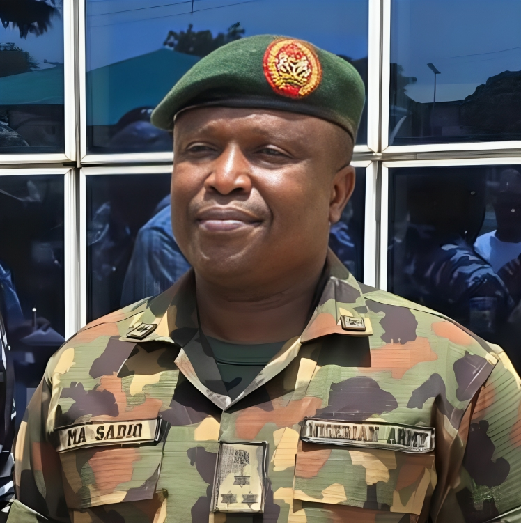 Brigadier-General M.A Sadiq.  [Daily Nigerian]